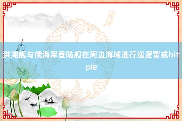 洪湖舰与俄海军登陆舰在周边海域进行巡逻警戒bitpie