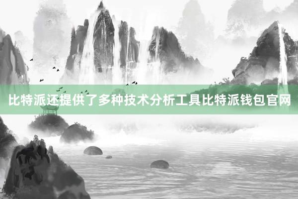 比特派还提供了多种技术分析工具比特派钱包官网