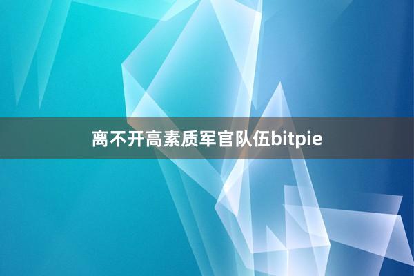 离不开高素质军官队伍bitpie