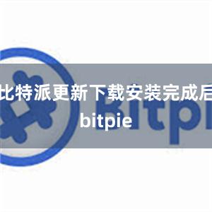 比特派更新下载安装完成后bitpie