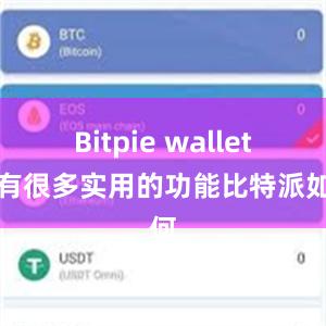 Bitpie wallet具有很多实用的功能比特派如何